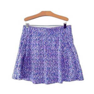 TALBOTS Tennis/Pickleball Skirt Colorful Abstract Print Blue/Pink Size Medium